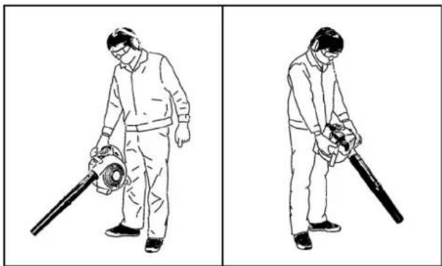 MAKITA BHX2510 - Gebruik als blazer - 1