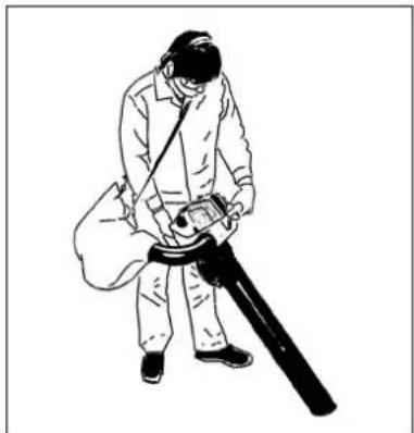 MAKITA BHX2510 - Gebruik als blazer - 2