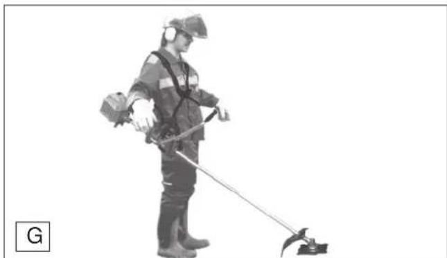 MAKITA DBC340 - Uitbalanceren van de motorzeis - 3