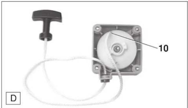 MAKITA DBC340 - Terughaalveer vervangen - 2