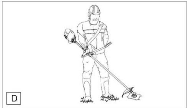 MAKITA DBC300 - Uitbalanceren van de motorzeis - 1