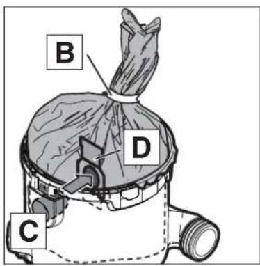 B D C