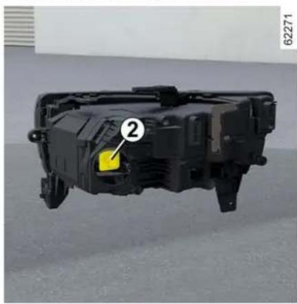 DACIA Bigster - KOPLAMPEN, LAMPEN: VERVANGEN VAN EEN LAMP - 3