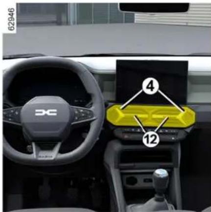 DACIA Bigster - VENTILATIEROOSTERS, VERWARMING EN AIRCONDITIONING - 3