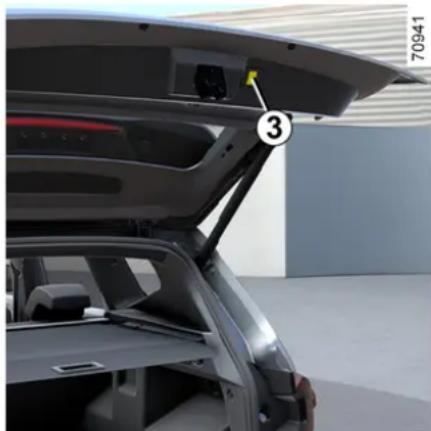 DACIA Bigster - Beperking van de openingshoek van de achterklep. - 1