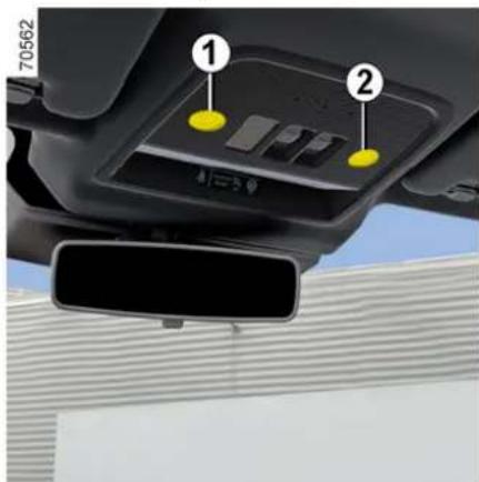 DACIA Bigster - Binnenverlichting: vervangen van een lamp - 1