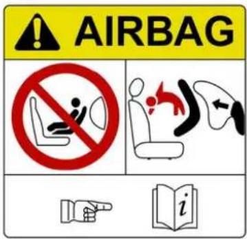 DACIA Bigster - KINDERVEILIGHEID: DE PASSAGIERSAIRBAG VOORIN UITSCHAKELEN, INSCHAKELEN - 2