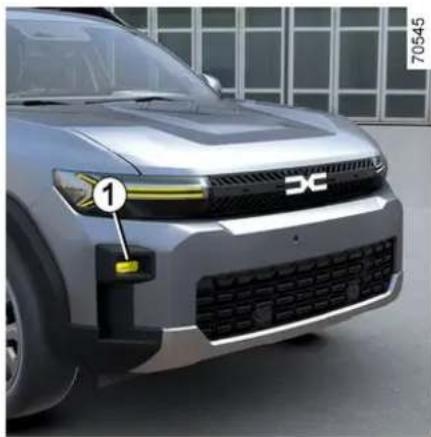 DACIA Bigster - KOPLAMPEN, LAMPEN: VERVANGEN VAN EEN LAMP - 3