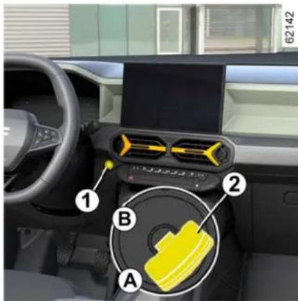 DACIA Bigster - Handmatig vastzetten van de automatische parkeerrem - 1