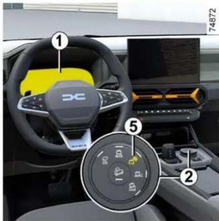 DACIA Bigster - Gebruik deze werking op geasfal- teerde en gladde wegen. - 1