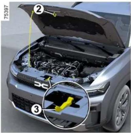 DACIA Bigster - TOEGANG TOT DE MOTOR, NIVEAUS - 1