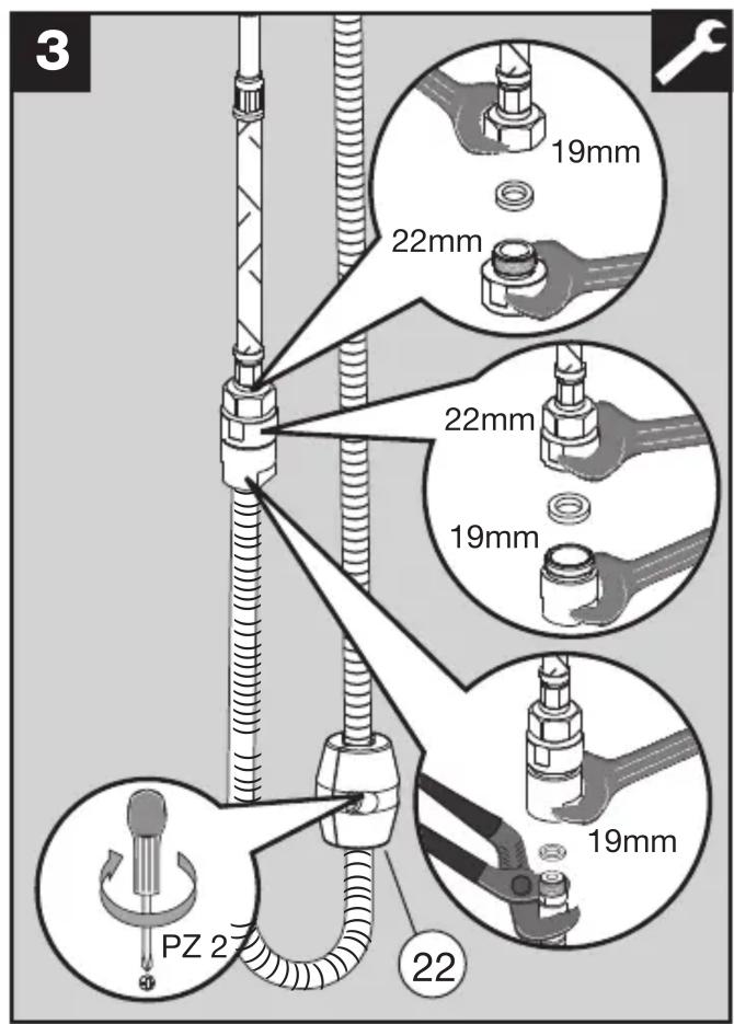 3 19mm 22mm 22mm 19mm 19mm PZ 2 22