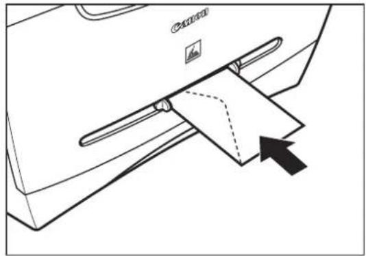 Diagram van een printer of printer met een paperclip erin gestoken, zonder tekst of symbolen.