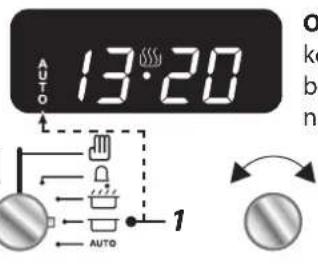 FALCON Classic Deluxe 100 Dual Fuel - De oven op een bepaald tijdstip laten stoppen (alleen hoofdoven) - 1