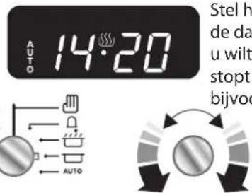 FALCON Classic Deluxe 100 Dual Fuel - De oven op een bepaald tijdstip laten stoppen (alleen hoofdoven) - 2