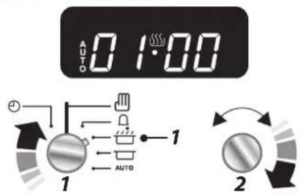 FALCON Classic Deluxe 100 Dual Fuel - De oven automatisch starten en stoppen (alleen hoofdoven) - 1
