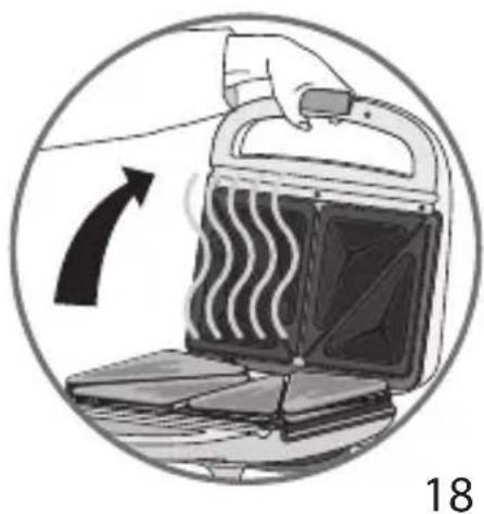 TEFAL Waffle Time WD170D - waffle time croc time - 23