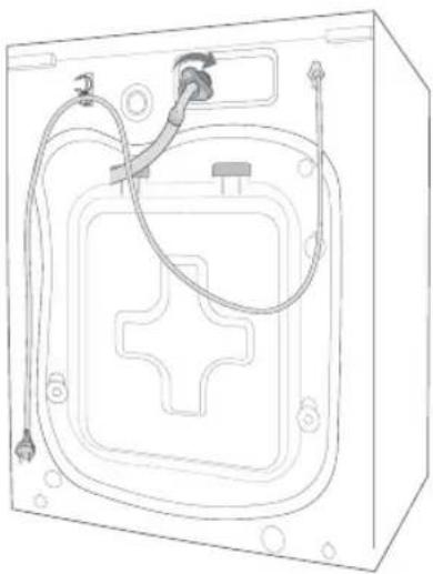 SAMSUNG WD0130XTK - 安装洗衣机 - 4