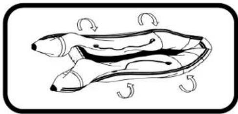 LodeStar Quick Roller 190 - Folding the boat - 1