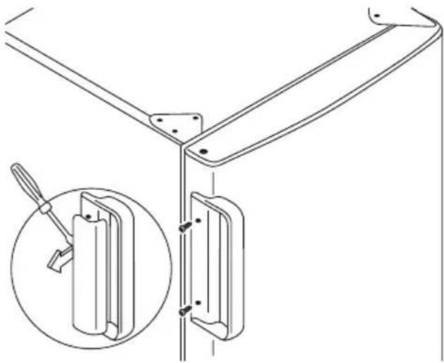 ELECTROLUX ENB 43399 W - Kapı açılma yönünün değiştirilmesi - 6