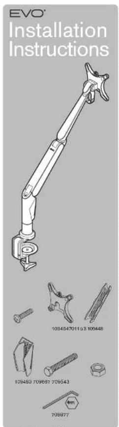 EVO® Installation Instructions 109454701152 109448 109453 709567 709543 709577