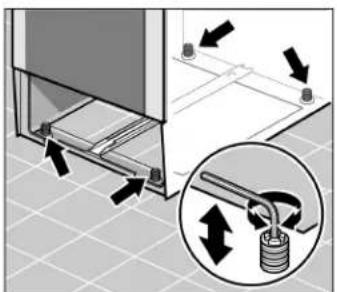 Diagram illustrating a door lock mechanism with directional arrows and a magnified inset showing the lock mechanism.