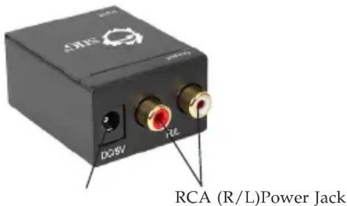 DC5V RCL RCA (R/L)Power Jack