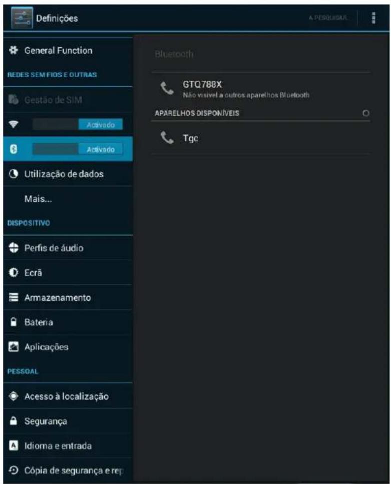Growing GTQ788X - Configuración de Bluetooth - 1
