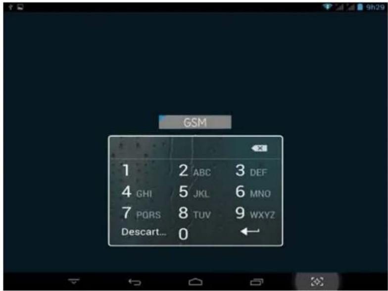 GSM 1 2 ABC 3 DEF 4 GHI 5 JKL 6 MNO 7 PQRS 8 TUV 9 WXYZ Descart... 0 ←