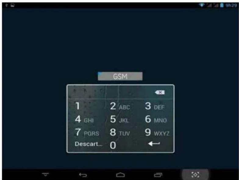 GSM 1 2 ABC 3 DEF 4 GHI 5 JKL 6 MNO 7 PORS 8 TUV 9 WXYZ Descart... 0 ←