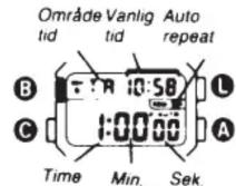 CASIO DW-5600HR-1ER - NEDTELLINGS ALARM - 1