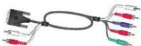 POLYCOM BNC Monitor Adapter Cable 2457-23533-001 - Component A/V Monitor Cable - 1