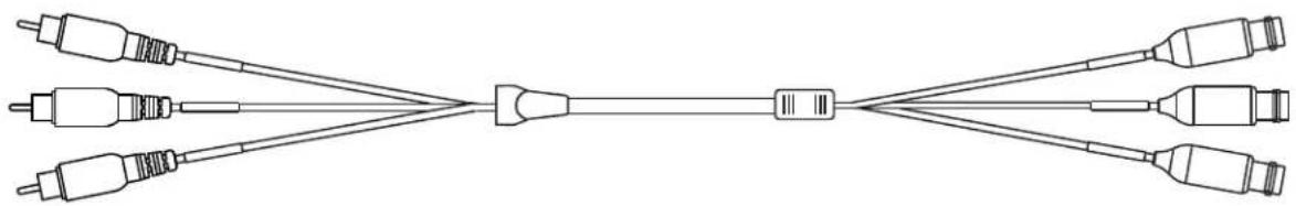 POLYCOM BNC Monitor Adapter Cable 2457-23533-001 - HDX Component Video Cable - 2