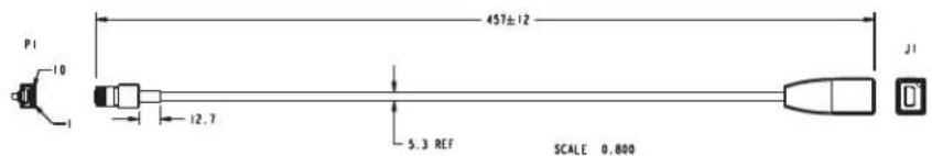 POLYCOM BNC Monitor Adapter Cable 2457-23533-001 - Polycom HDX Microphone Array Cable Adapter - 2