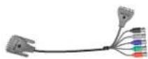 POLYCOM BNC Monitor Adapter Cable 2457-23533-001 - HDCI Camera Break-Out Cable - 1