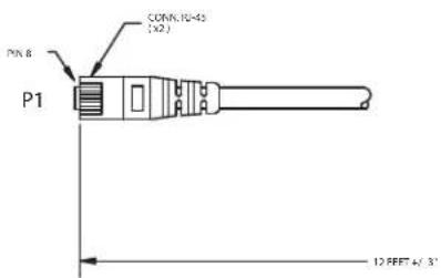 POLYCOM BNC Monitor Adapter Cable 2457-23533-001 - LAN Cable - 3