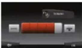 Digital display interface showing a red battery with status indicators and a card labeled '手机36' (Mobile 36)