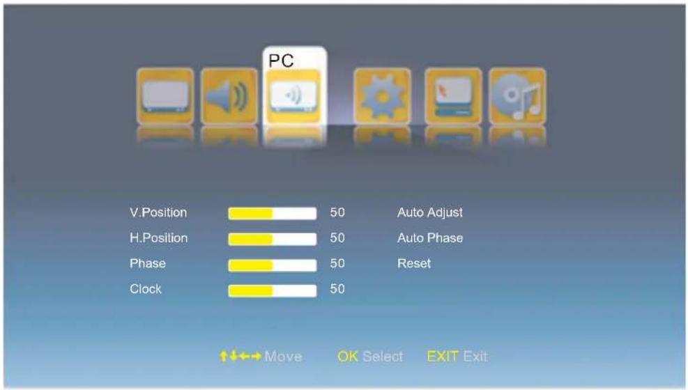 DENVER LED-2253MC - PC menu(In PC mode) - 1