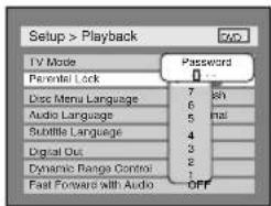 SYLVANIA 6727FRE - Change the password - 1