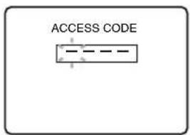 SYLVANIA 6727FRE - Setting V-CHIP Access Code - 2
