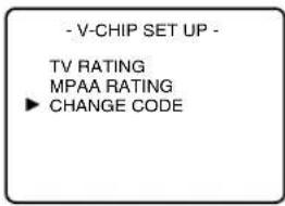 SYLVANIA 6727FRE - Setting V-CHIP Access Code - 3