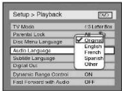 SYLVANIA 6727FRE - Audio Language (Default : Original) - 3
