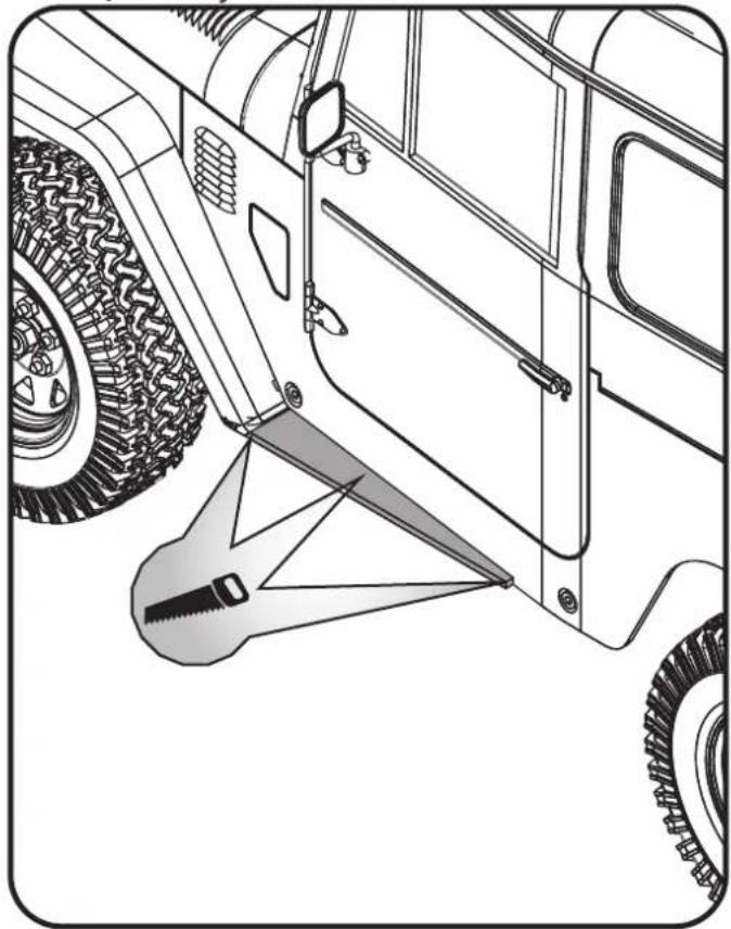 RC4WD Z-S1726 - Tough Armor Side Sliders for G2 Cruiser - 1