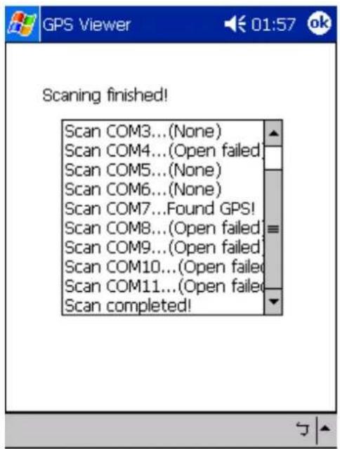 HOLUX GPSlim 239 - Click Start, Programs, GPSViewer on your PDA. - 4