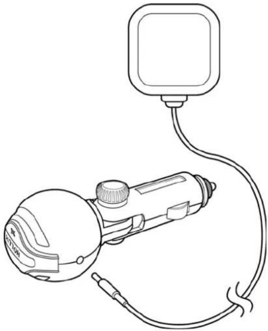HOLUX GPSlim 239 - Connecting the Antenna - 1