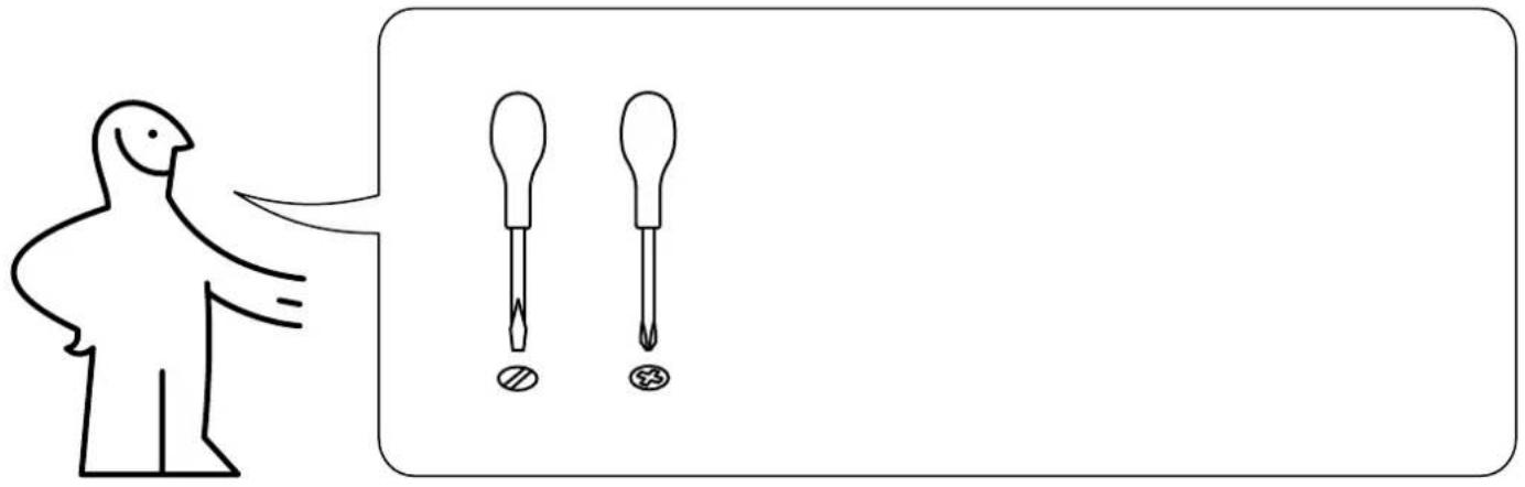 Diagram showing a person pointing to two droppers with labels indicating '###' and '###' symbols.