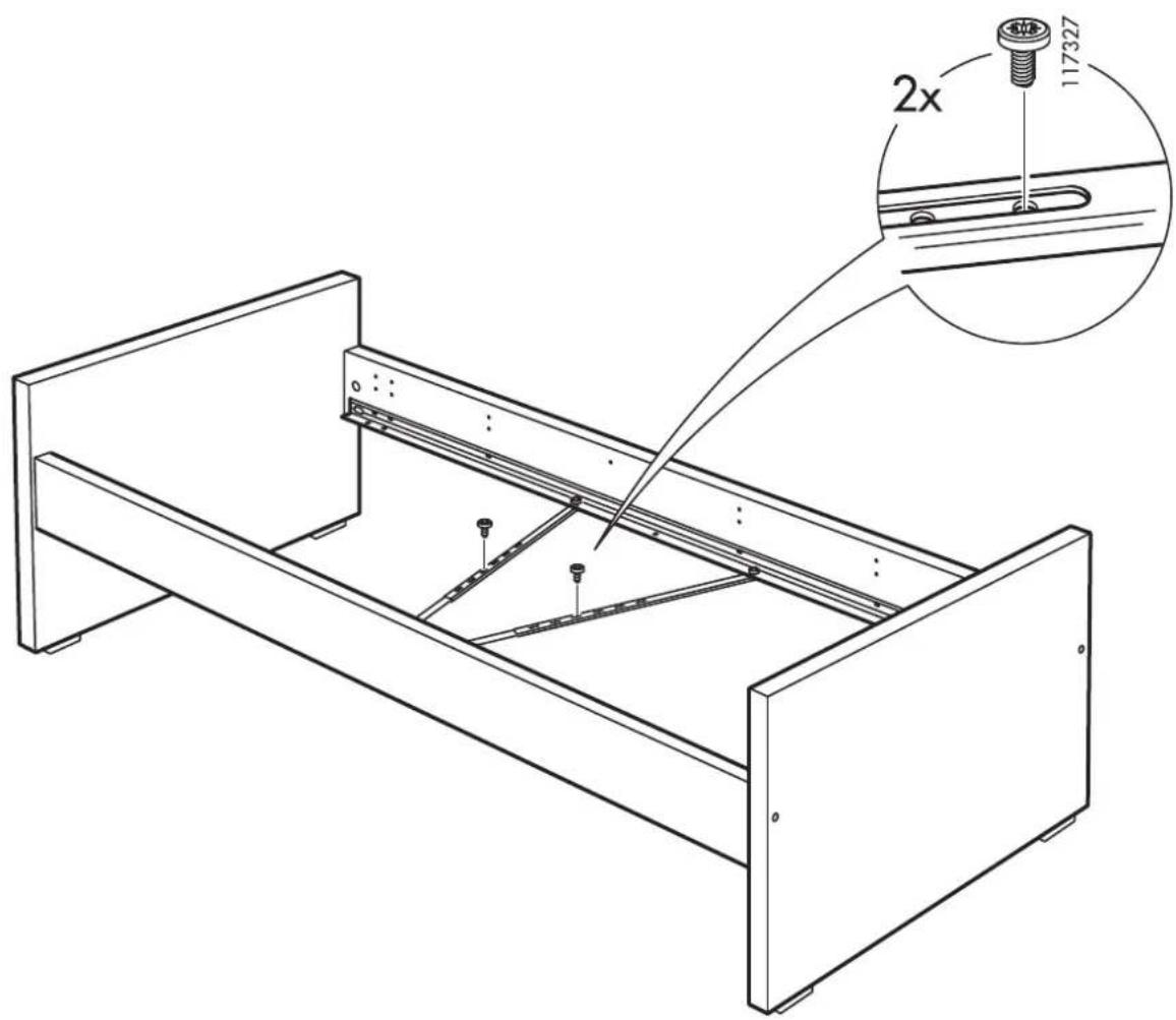 Technical diagram of a structural frame assembly with labeled components and magnified detail view