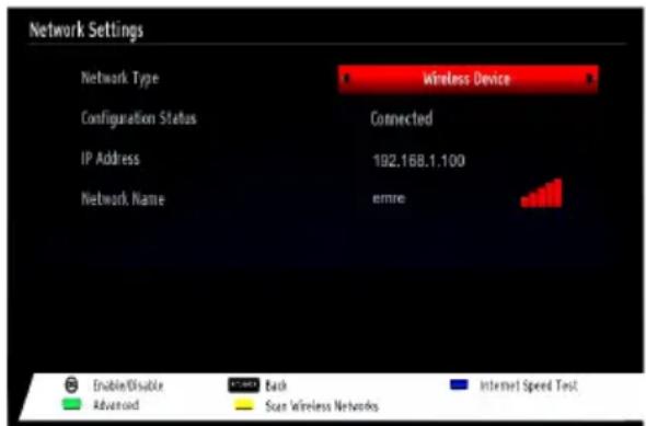 VESTEL 42PF7175 - Configuring Wireless Device Settings (Optional) - 2