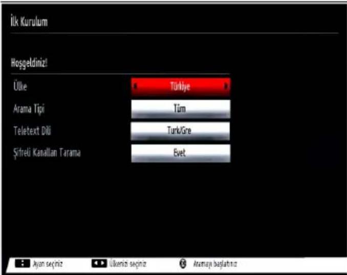 VESTEL 42PF7175 - İlk Kurulum - 2
