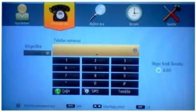 VESTEL 42PF7175 - Telefon arama ve Sms - 1